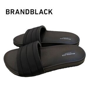 NEW in Box with Dustbag Brandblack Los Angeles Bonito Black Quilted Sandals